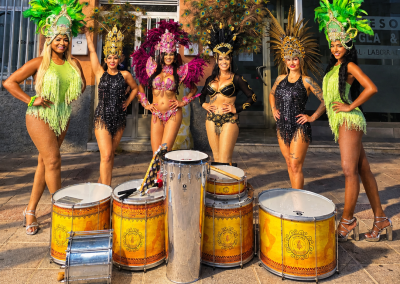 Bailarinas samba batuque