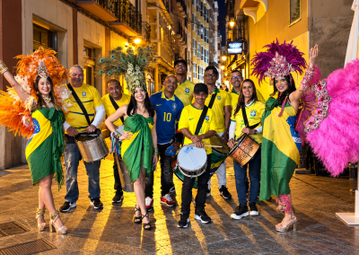 Carnaval con batucada